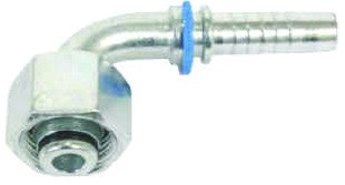 METRIC F 24° ORING CONE 90° L/S